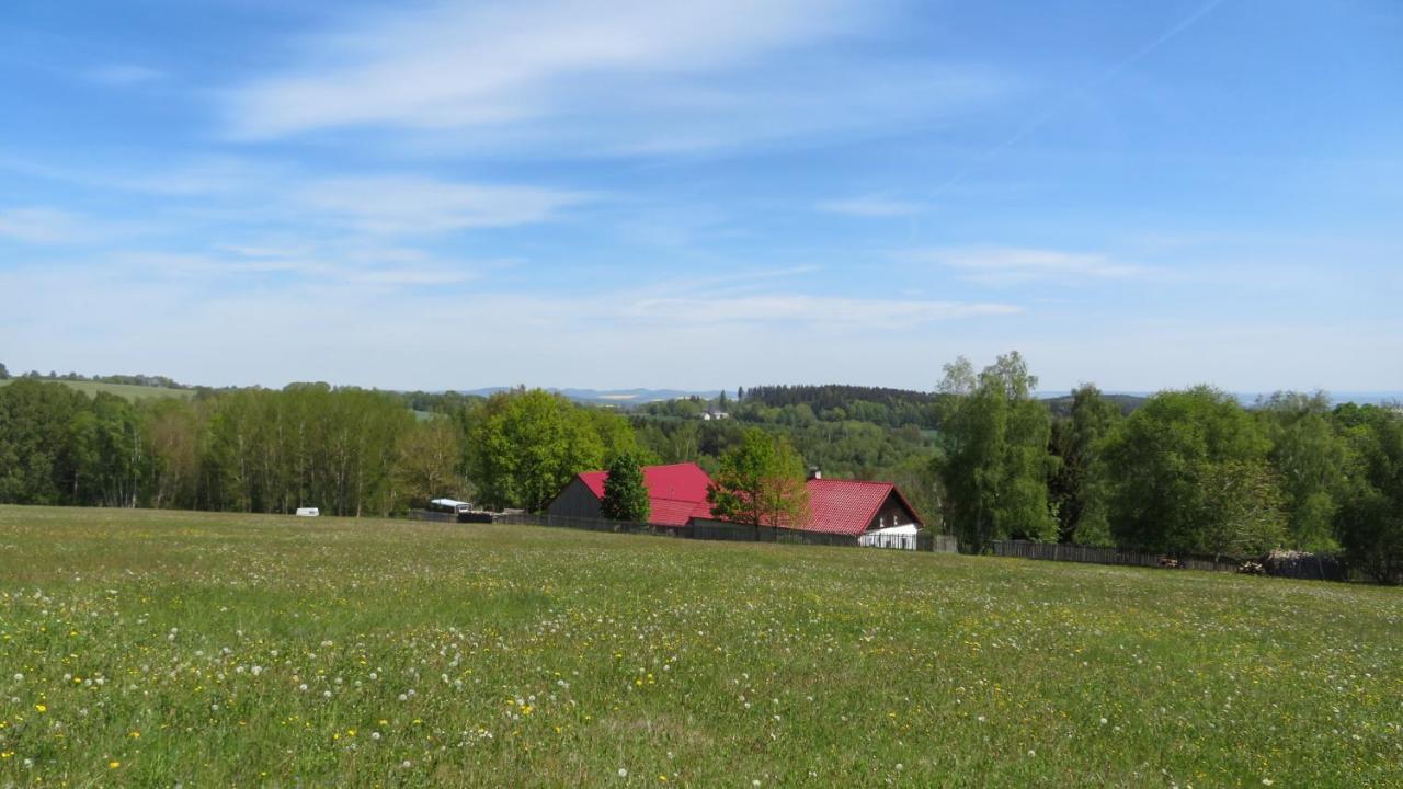 Maringotka Na Samote Na Kozi Farme Hotel Pobezovice ภายนอก รูปภาพ